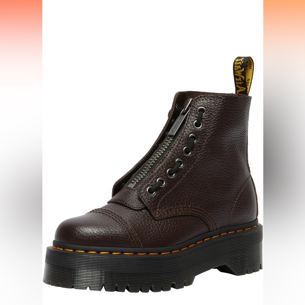 Dr. Martens Women's Sinclair Boots, Burgundy Milled Nappa